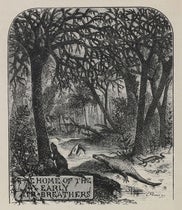 Headpiece to chapter 4, “The Home of the Early Air-Breathers, detail of wood engraving by Theo Carreras, Winners in Life's Race, or the Great Backboned Family, by Arabella Buckley, 1882 (Linda Hall Library)