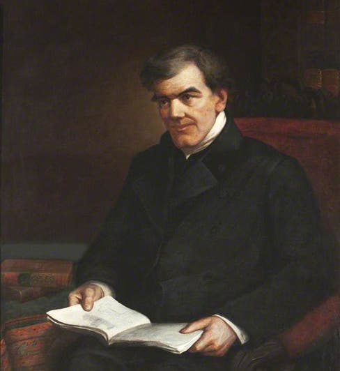 Portrait of George Peacock, oil on canvas, by Douglas Blakiston, 1860, Royal Society of London (artuk.org)