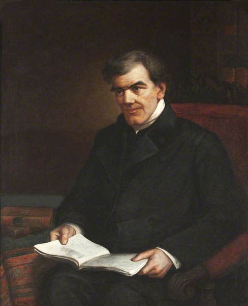 Portrait of George Peacock, oil on canvas, by Douglas Blakiston, 1860, Royal Society of London (artuk.org)