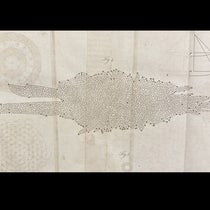 Revised diagram of the Milky Way Galaxy, viewed from outside, detail of our fifth image, engraving accompanying article by William Herschel, Philosophical Transactions of the Royal Society of London, vol. 75, plate 8, p. 266, 1785 (Linda Hall Library)