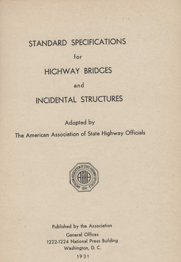 Standard Specifications for Highway Bridges and Incidental Structures. 