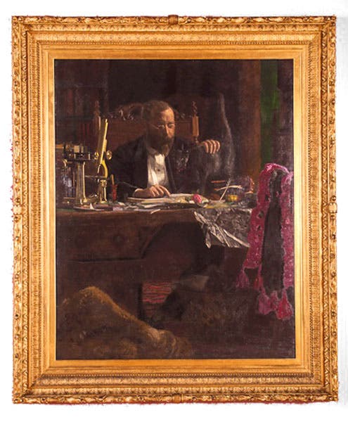 Restored frame, Portrait of Benjamin Rand (Crystal Bridges Museum)