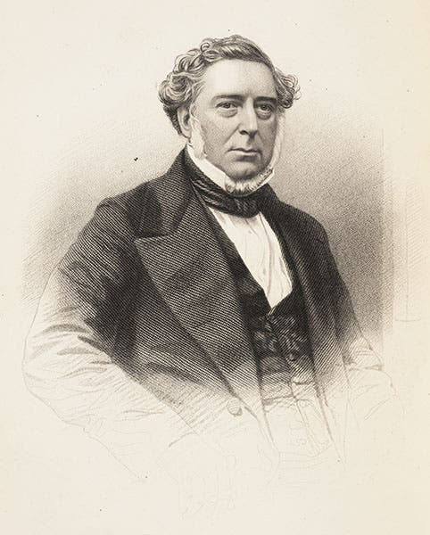 Portrait of Robert Stephenson, engraving, from Samuel Smiles, Lives of the Engineers, 1861-62 (Linda Hall Library)