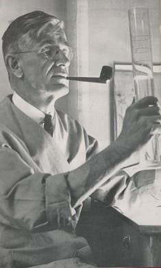 Portrait of Vannevar Bush, photograph, frontispiece to Vannevar Bush, <i>Endless Horizons</i>, 1946 (Linda Hall Library)