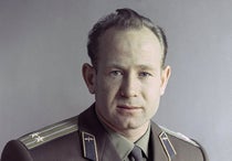 Alexei Leonov, Soviet cosmonaut, photograph, 1960s (bbc.com)