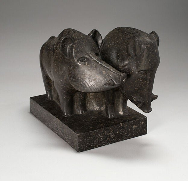 Wild Boars, sculpture in granite by Heinz Warneke, 1929, Art Institute of Chicago (artic.edu)