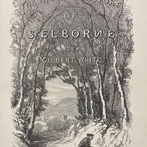 Wood-engraved title page, with a portrait of the author, The Natural History and Antiquities of Selborne, by Gilbert White, edited by William Jardine, 1853 (Linda Hall Library)