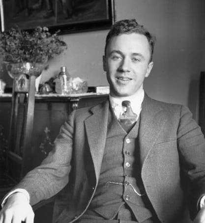 John Archibald Wheeler, photograph, age 23, 1934, Emilio Segrè Visual Archives, American Institute of Physics (repository.aip.org)