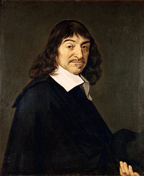 Portrait of René Descartes, formerly attributed to Frans Hals, Louvre, 1649 (Wikimedia commons)