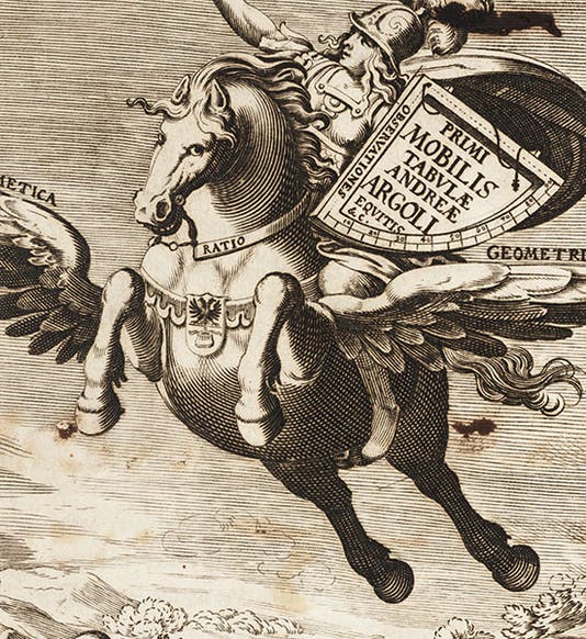 Detail of third image, showing Pegasus, 1644 (Linda Hall Library)