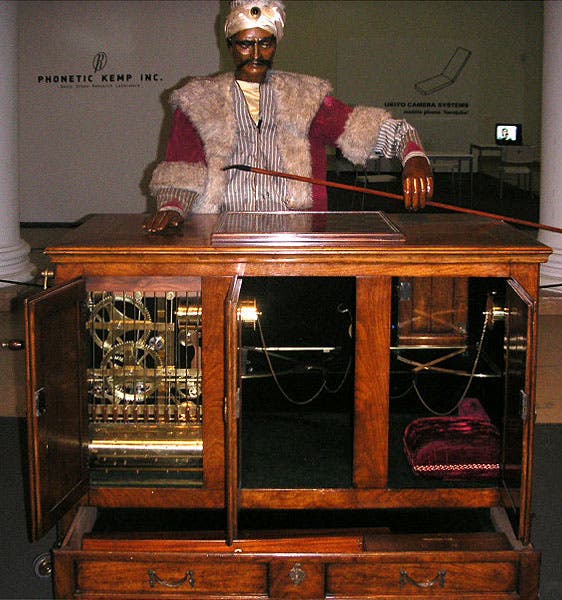 A reconstruction of the Turk, by John Gaughan (Wikipedia)