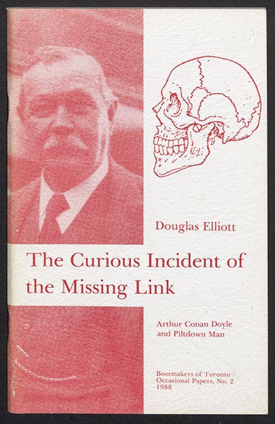 Cover of a pamphlet attempting to implicate Conan Doyle in the Piltdown hoax (author’s collection)