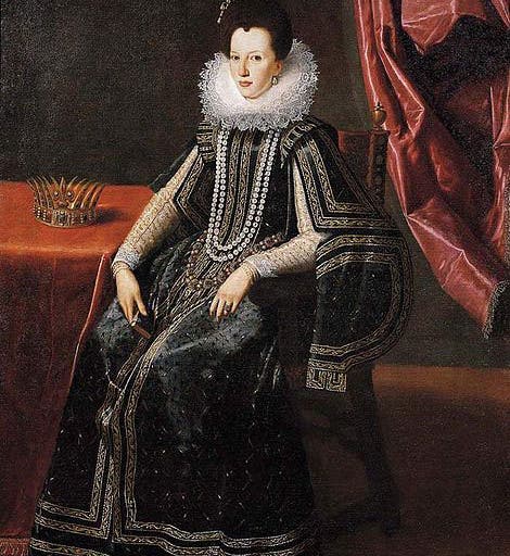 Portrait of Christina of Lorraine, by Tiberio de Tito, 1600/05 (Wikimedia commons)