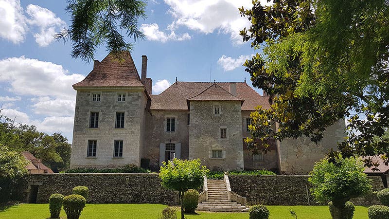Adolphe Godin de Lépinay’s Château du Ry-Chazerat, at Journet, Vienne, bequeathed to the French Academy of Sciences in 1898 (institutdefrance.fr)