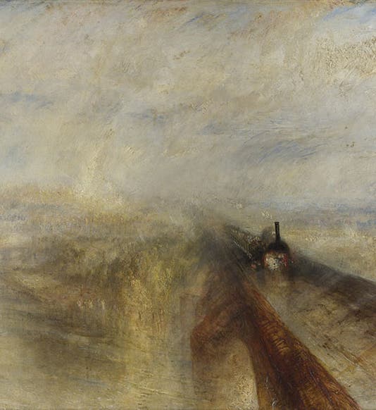 <i>Rain, Steam, and Speed - The Great Western Railway</I>, oil on canvas, J.M.W. Turner, 1844 (National Gallery, London)