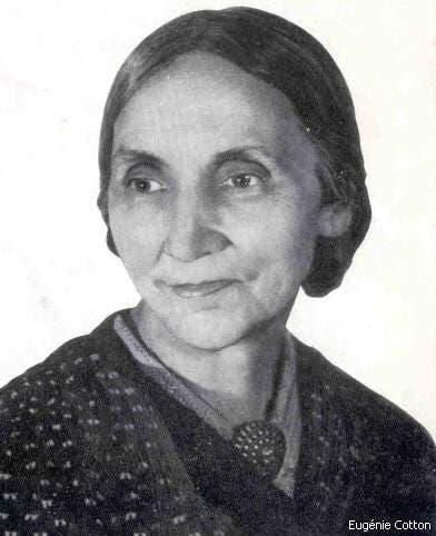 Portrait of Eugénie Feytis Cotton, photograph, date unknown (mujeresconciencia.com)