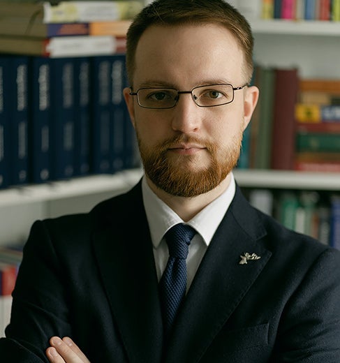 Photo of Linda Hall Library fellow Oleksandr Okhrimenko