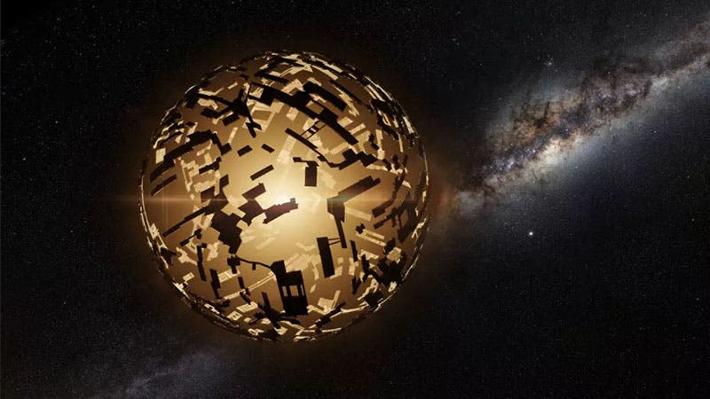 Dyson sphere around a star, artist’s conception (space.com)