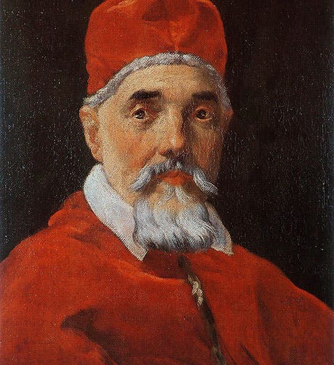 Portrait of Pope Urban VIII, oil on canvas, by Gian Lorenzo Bernini, ca 1632, Galleria Nazionale d'Arte Antica, Rome (Wikimedia commons)