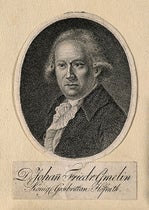 Portrait of Johann Friedrich Gmelin, mezzoint, undated, Wellcome Collection (wellcomecollection.org)