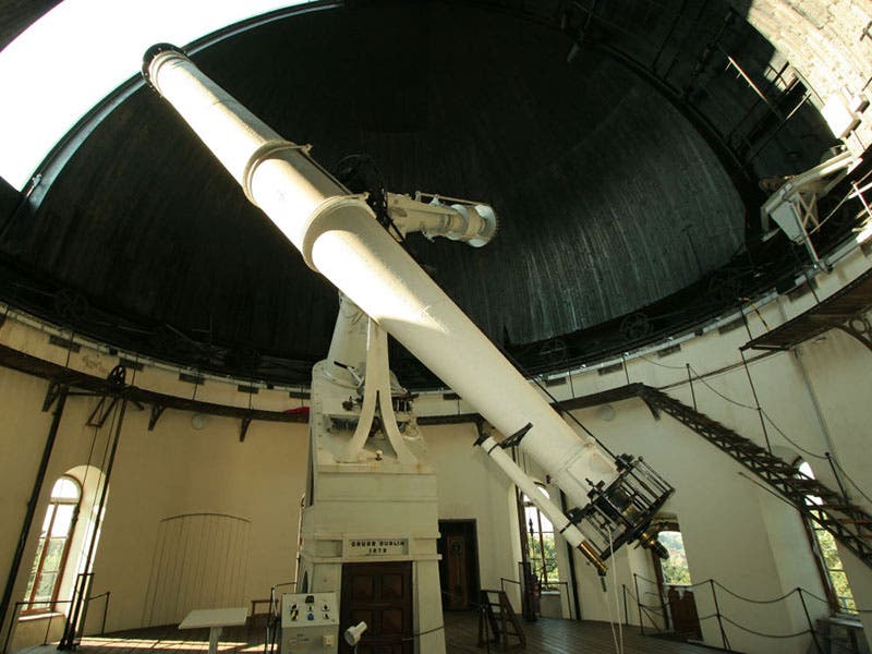 27-inch refractor, University of Vienna, built by Thomas and Howard Grubb, 1878 (Wikimedia commons)