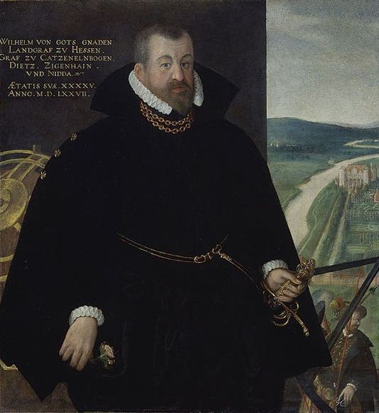Portrait of Wilhelm IV by Kaspar van der Borcht, 1577, Gemäldegalerie Alte Meister in the Schloss Wilhelmshöhe, Kassel (Wikimedia commons)
