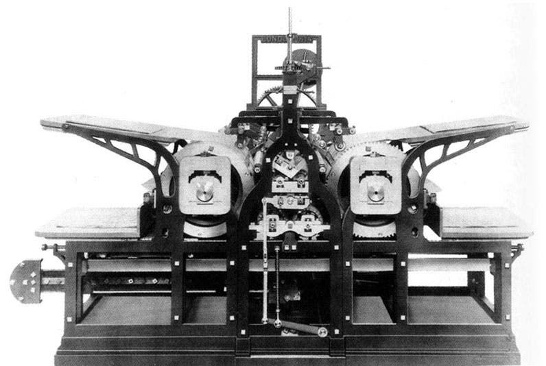 The Koenig-Bauer steam-powered press used to print The Times on Nov. 29, 1814 (thetimes.co.uk)