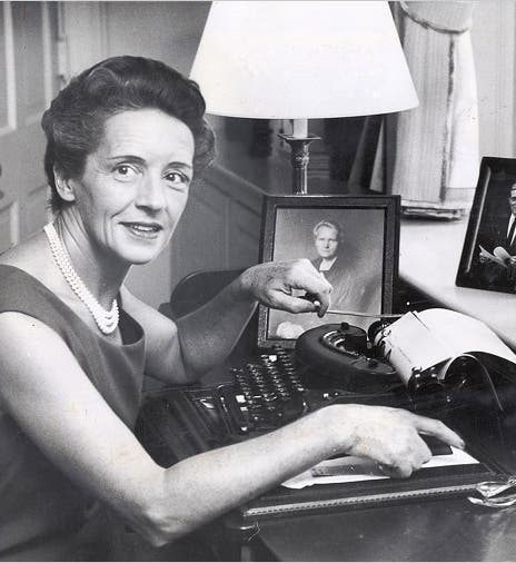 Eve Curie, photograph, undated (New York Times)