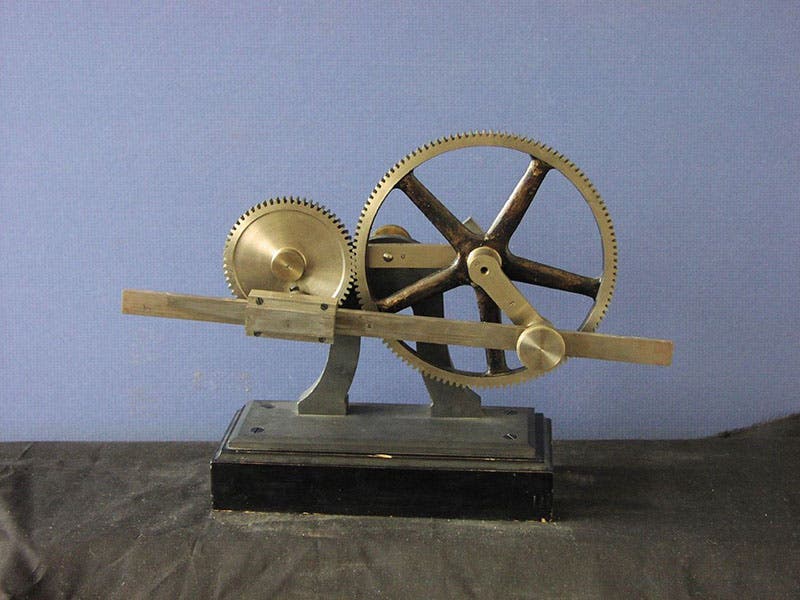 Reuleaux mechanism O03, slide-crank mechanism, 1882, Cornell University (digital.library.cornell.edu)