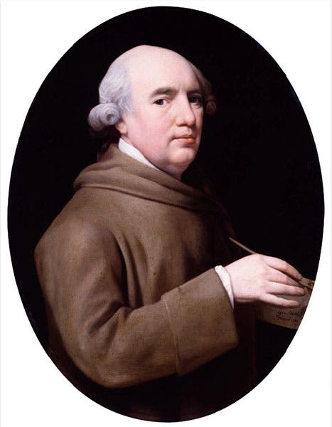 George Stubbs, self-portrait, enamel on Wedgwood plaque, 1781, National Portrait Gallery (npg.org.uk)