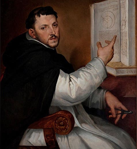 Portrait of Ignazio Danti, in Dominican garb, by Bartolomeo Passarotti, before 1586, Musée des beaux-arts de Brest (Wikimedia commons)