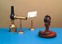 The three parts of William Thomson’s mirror galvanometer of 1858, Science Museum, London (collection.sciencemuseumgroup.org.uk)