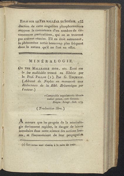 First page of article by William Thomson,