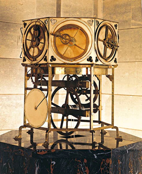 A third replica of the Astrarium of Giovanni Dondi, ca 1985, Observatory of Paris (brunelleschi.imss.fi.it)