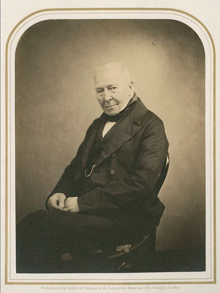 Portrait of William Henry Fitton, undated, ca 1850? (royalsociety.org)