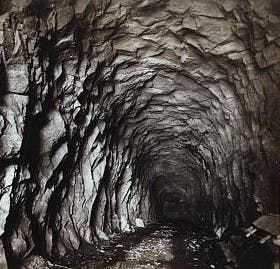 The Summit Tunnel, near Donner Pass.