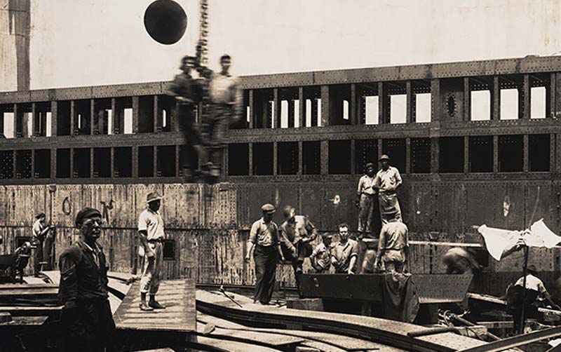 Construction begins on the Gatún locks at the Atlantic entrance to the Canal and at Pedro Miguel and Miraflores on the Pacific side.