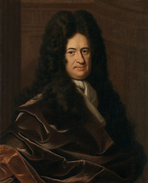 Portrait of Gottfried Wilhelm von Leibniz, by Christoph Bernhard Francke, 1695, Herzog Anton Ulrich-Museum (Wikimedia commons)