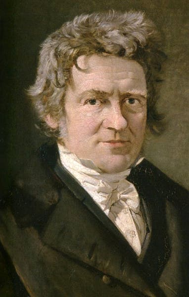 Portrait of Friedrich Wilhelm Bessel, oil on canvas, by Christian Albrecht Jensen, 1839, Ny Carlsberg Glyptotek (astronomicalheritage.net)