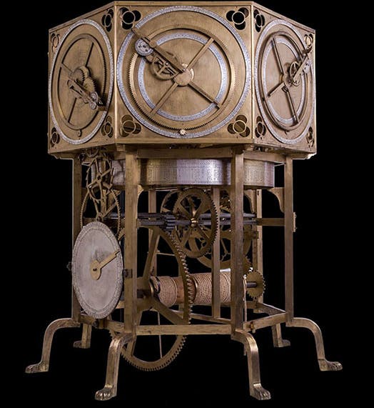 Replica of the Astrarium of Giovandi Dondi, 1963, National Museum of Science and Technology Leonardo da Vinci, Milan (museoscienza.org)