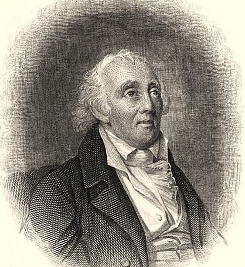 Portrait of François Huber, engraved frontispiece to William Jardine, Entomology, vol. 6: Bees, 1840 (Wikimedia commons)