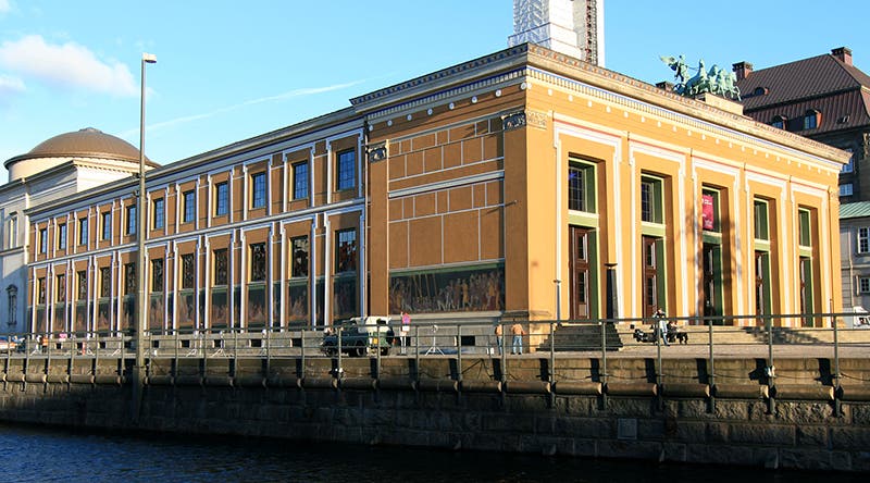 Thorvaldsen Museum, Copenhagen, recent photograph (Wikimedia commons)