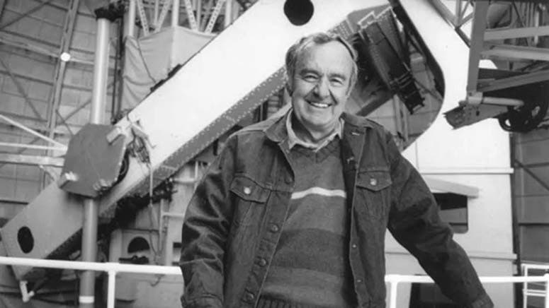 Portrait of an older Allan Sandage, photograph, undated (smh.com.au)