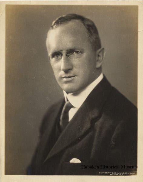 Portrait of Clifford Holland, photograph, ca 1920-21, Hoboken Historical Museum (hoboken.pastperfectonline.com)