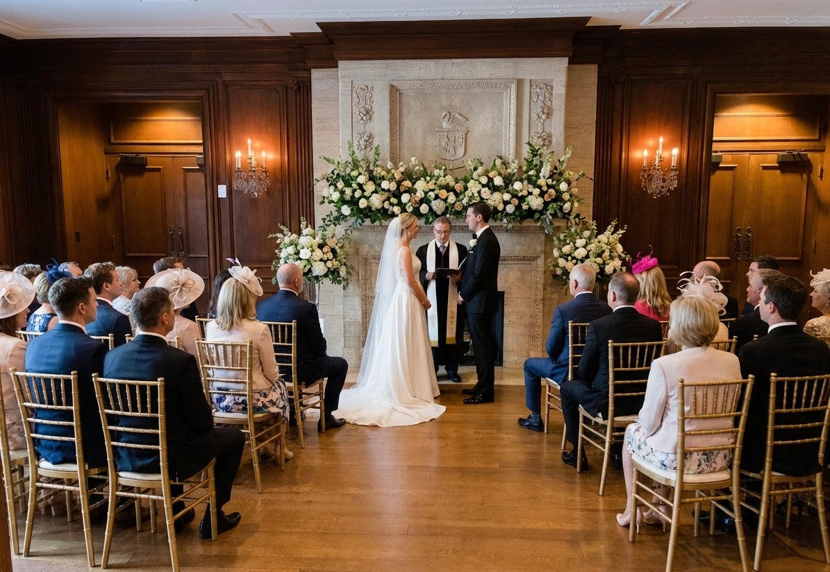 Drawing Room wedding for 40