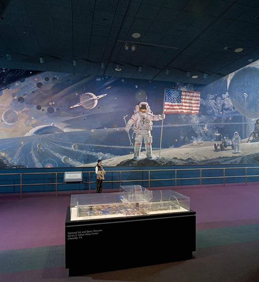 Mural by Robert McCall at the National Air and Space Museum, Washington, D.C., 1976 (airandspace.si.edu)