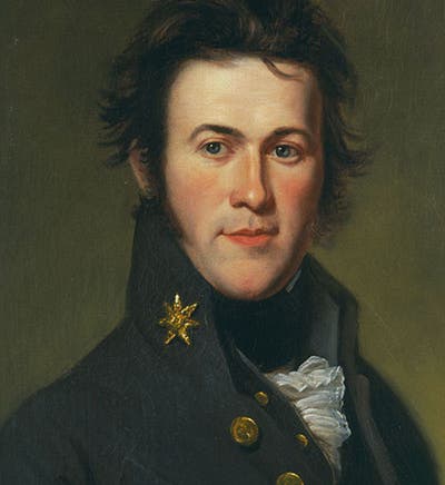 Portrait of Thomas Say, oil on canvas, by Charles Willson Peale, 1819, Academy of Natural Sciences, Philadelphia (ansp.org)