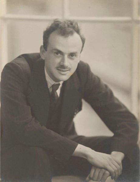 Portrait of Paul Dirac, the 15th Lucasian Professor of Mathematics (1932-69), photograph, 1934, National Portrait Gallery, London (npg.org.uk)