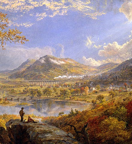 Starrucca Viaduct, oil on canvas, by Jasper Francis Cropsey, 1865, Toledo Art Museum (Google Art project on Wikimedia commons)