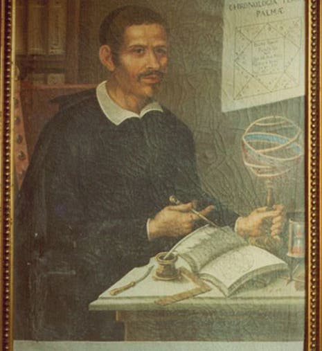 Portrait of Giovanni Battista Hodierna, location unknown (messier.seds.org)